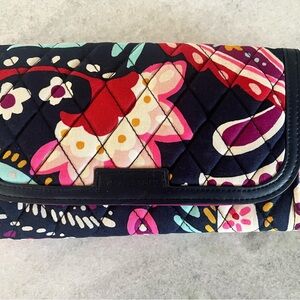 Vera Bradley Trimmed Wristlet Painted Paisley
